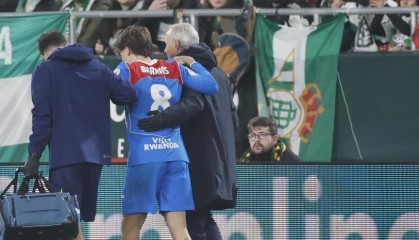 kaiyun-世体：巴里奥斯将缺阵一个月，预计3月8日对阵皇家社会复出